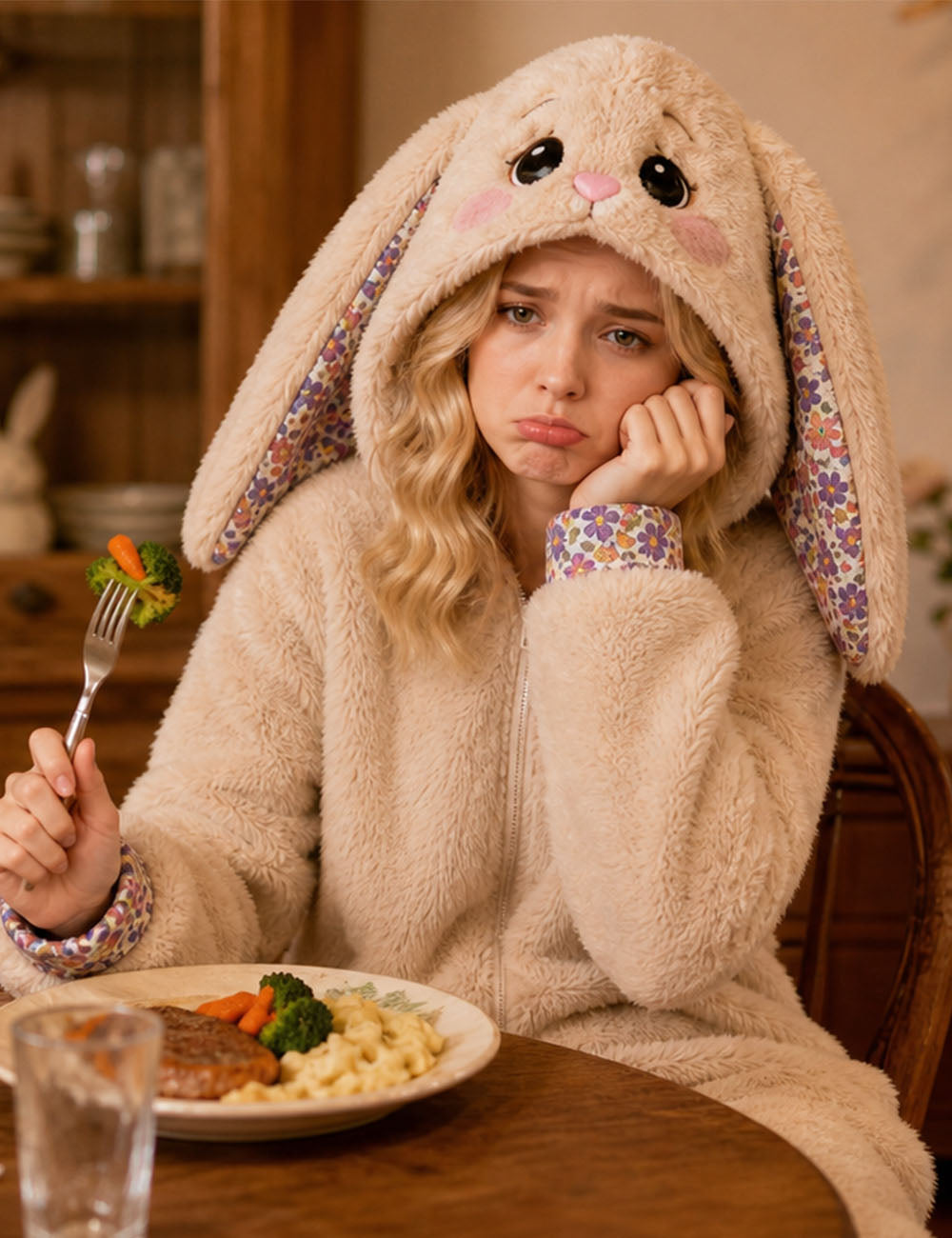 Sad Bunny Costume