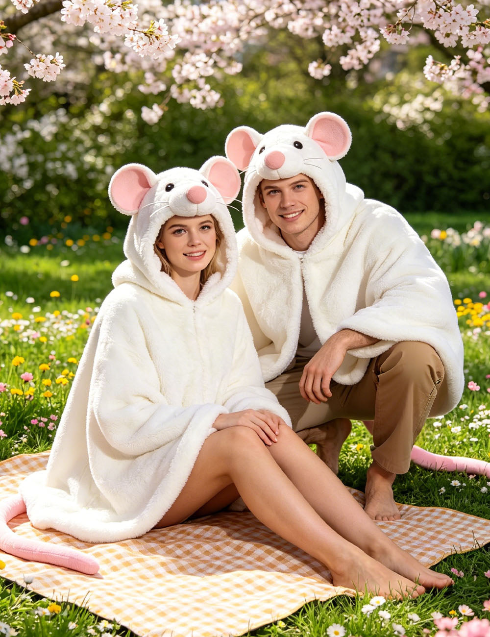 White Mouse Costume