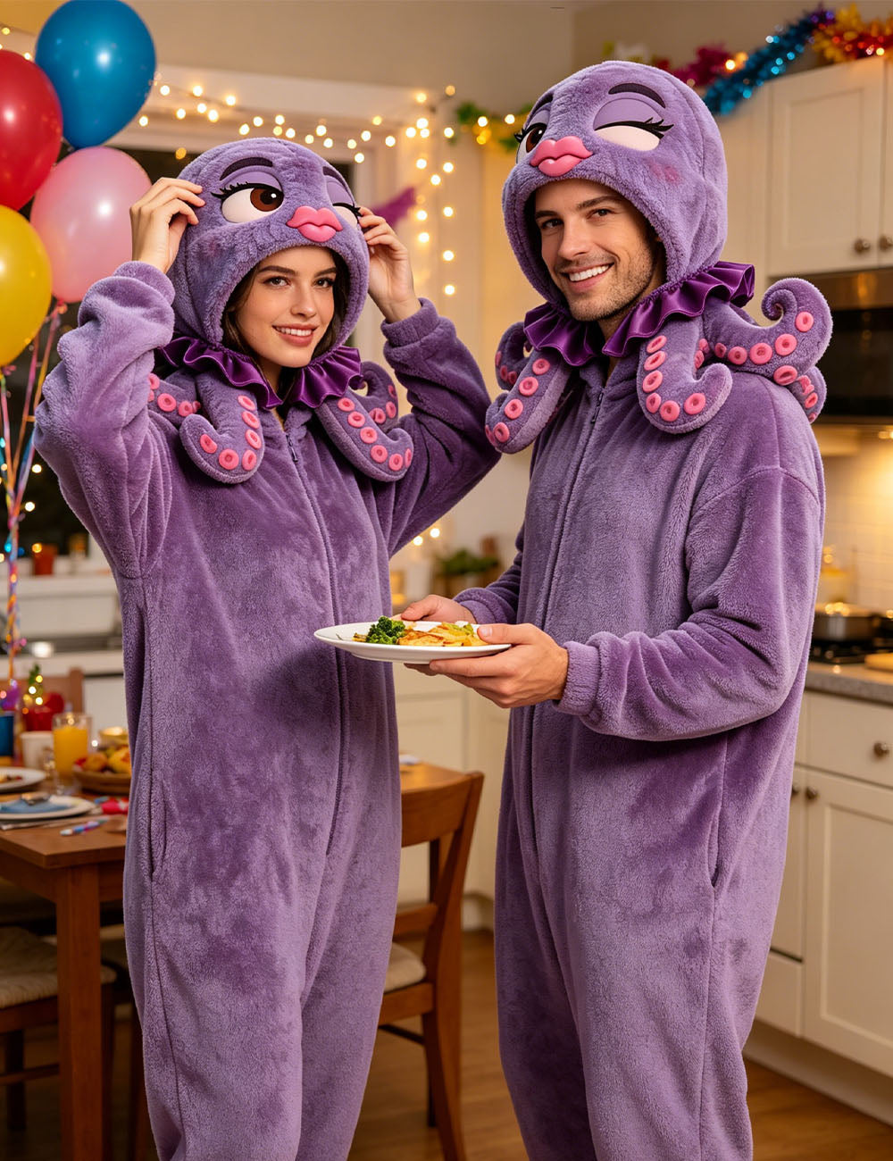 Purple Octopus Costume