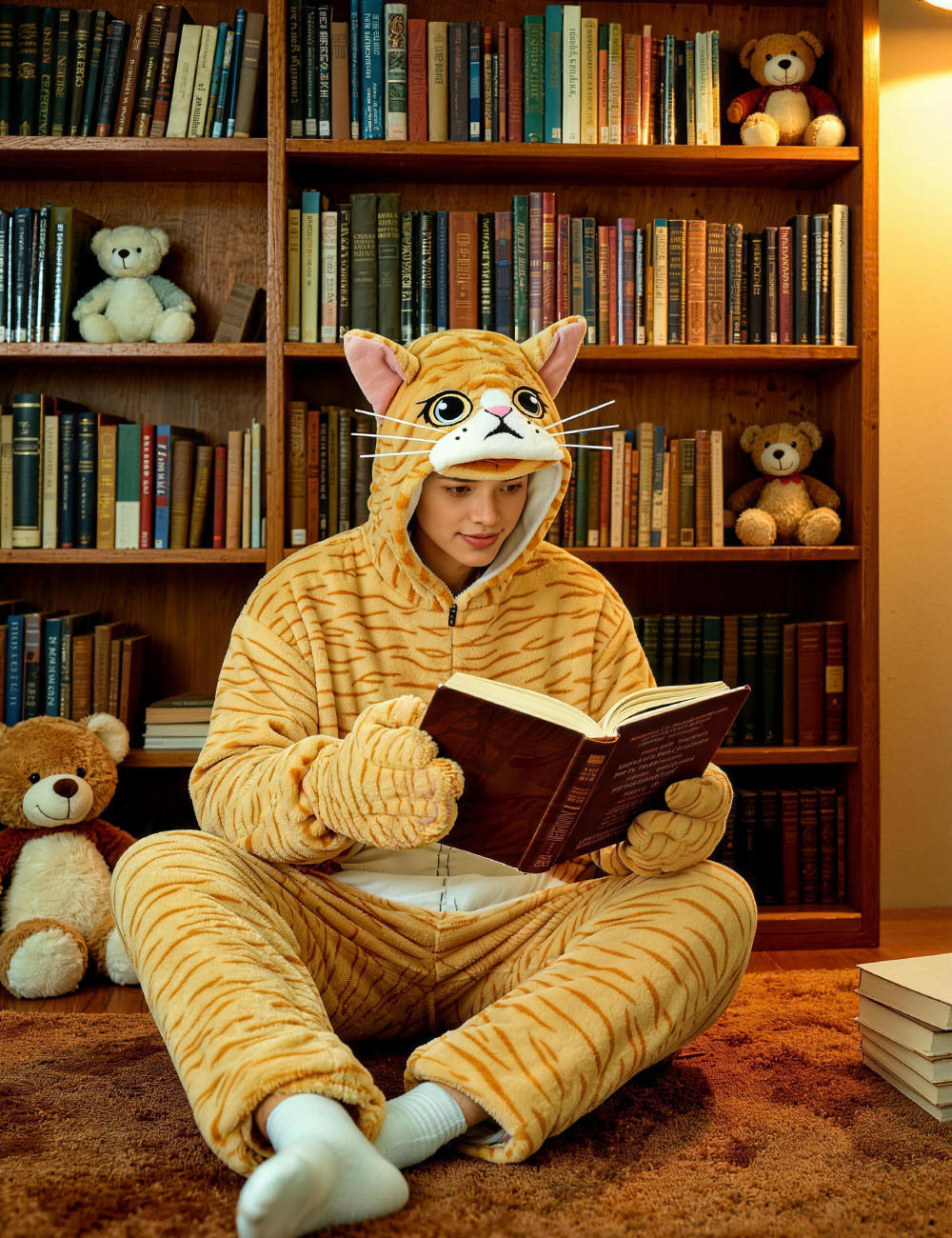 Ginger cat Onesie - ANACOSPLAYONE