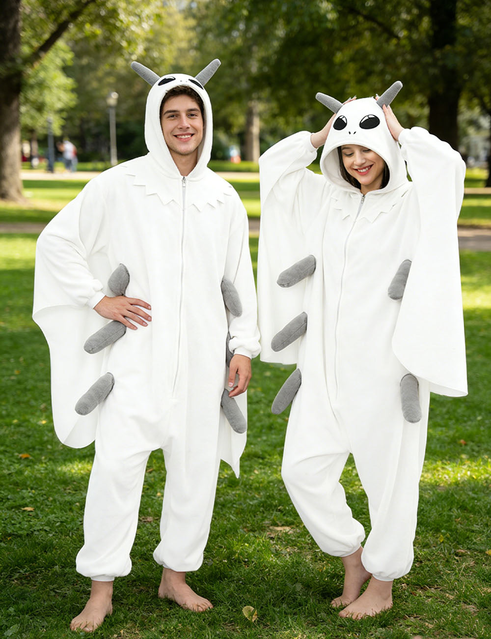 White Moth Onesie - ANACOSPLAYONE
