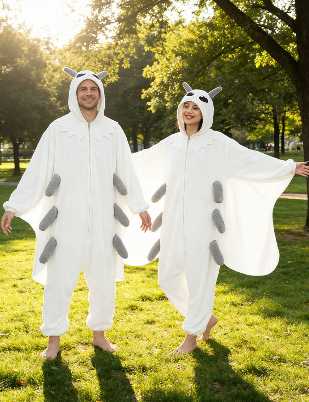 White Moth Onesie - ANACOSPLAYONE
