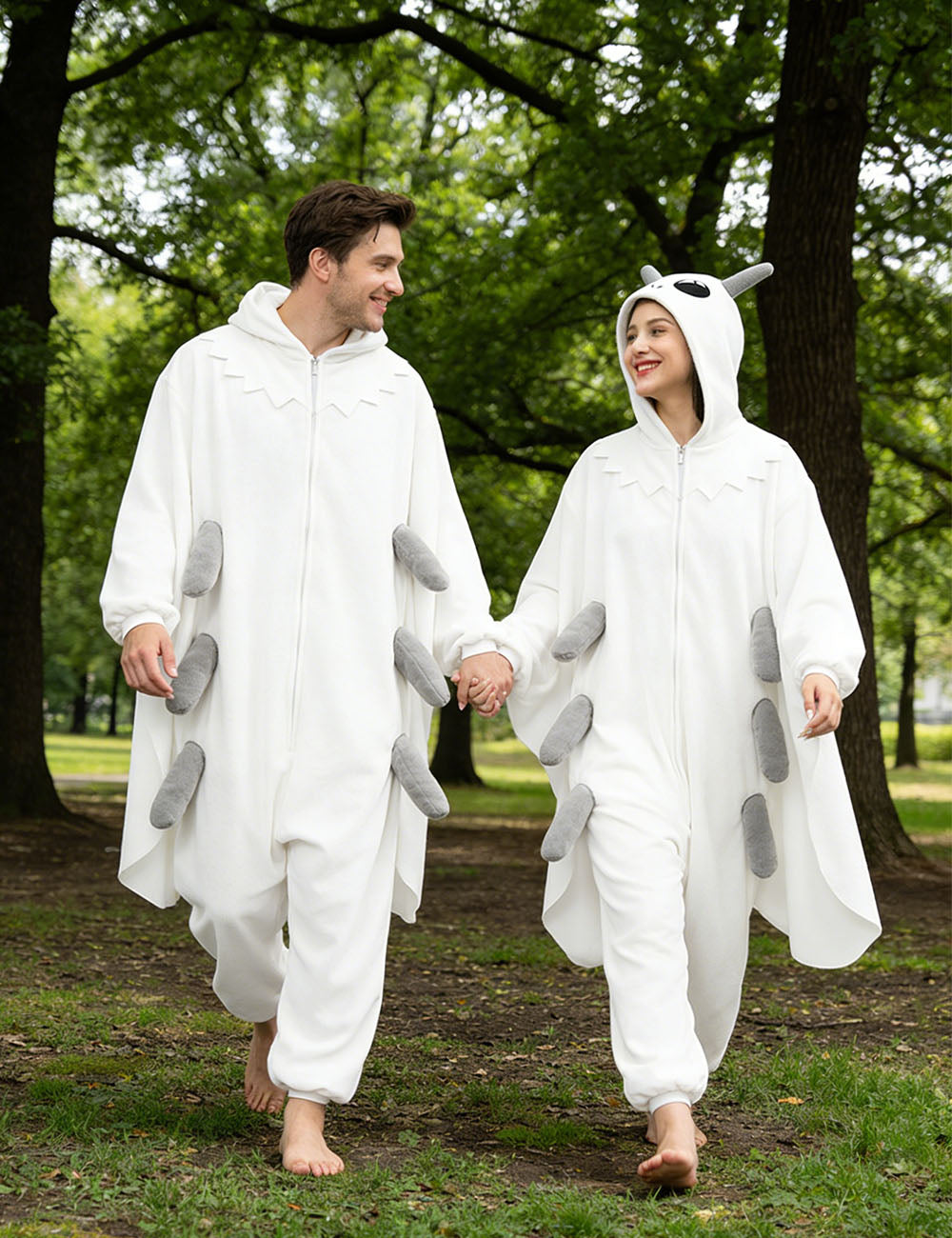 White Moth Onesie - ANACOSPLAYONE