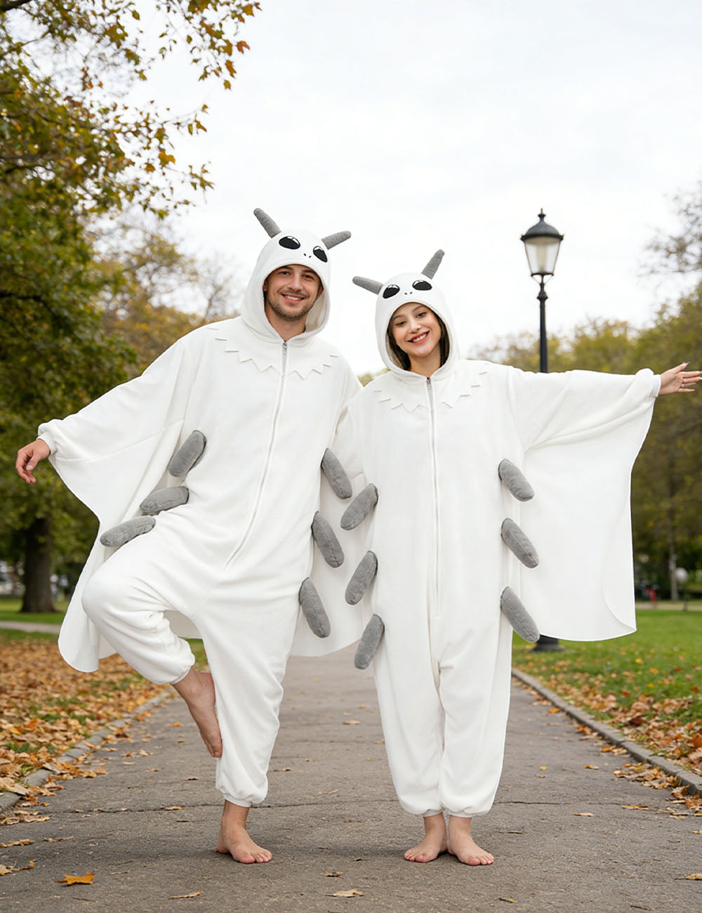White Moth Onesie - ANACOSPLAYONE