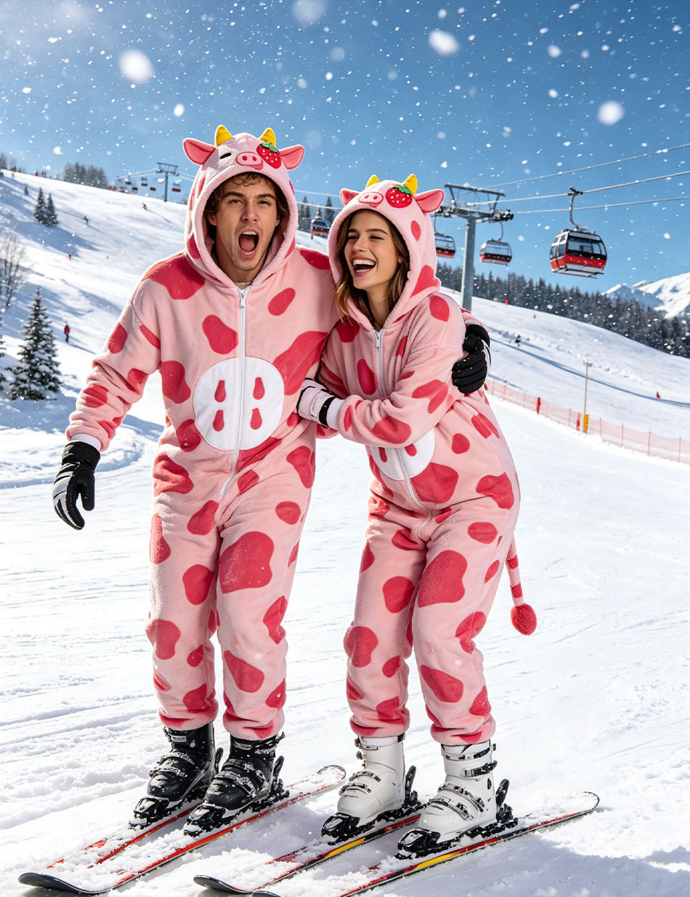 Pink Cow Costume