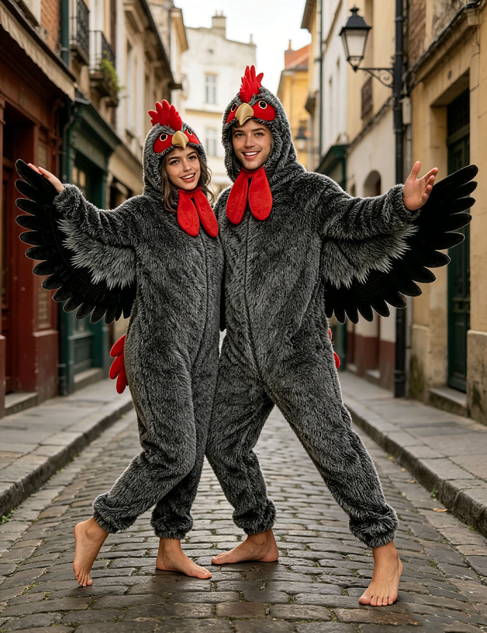 Black Rooster Costume