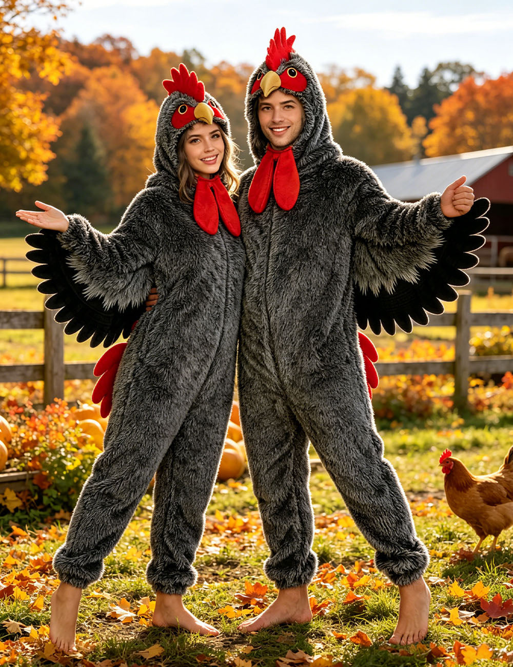 Black Rooster Costume