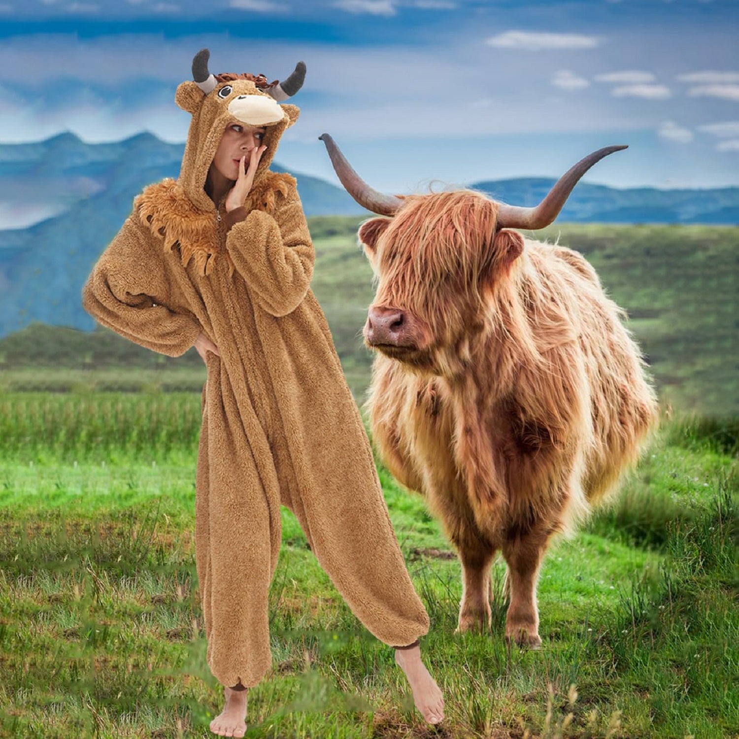 Alpine Cow Onesie - ANACOSPLAYONE